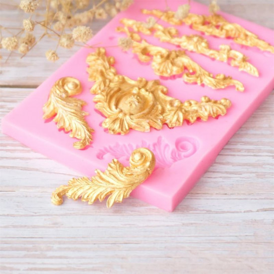Vintage Lace Silicone Fondant Mould
